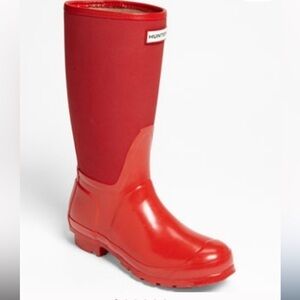 Hunter Arlen Rain Boots Red Size UK 7, US 8M 9W
